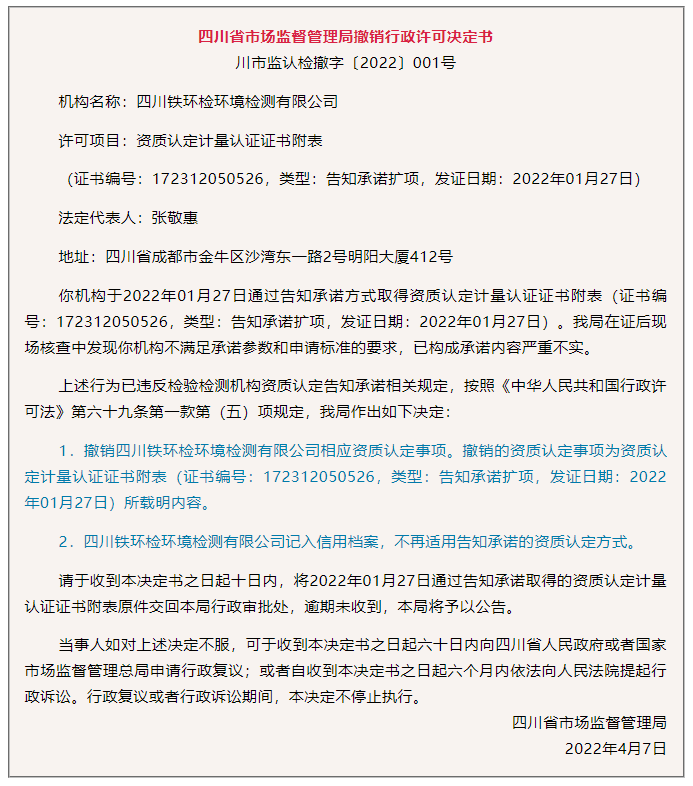 最高處罰百萬！一大批計(jì)量、檢測(cè)機(jī)構(gòu)相關(guān)違法案件被查處曝光